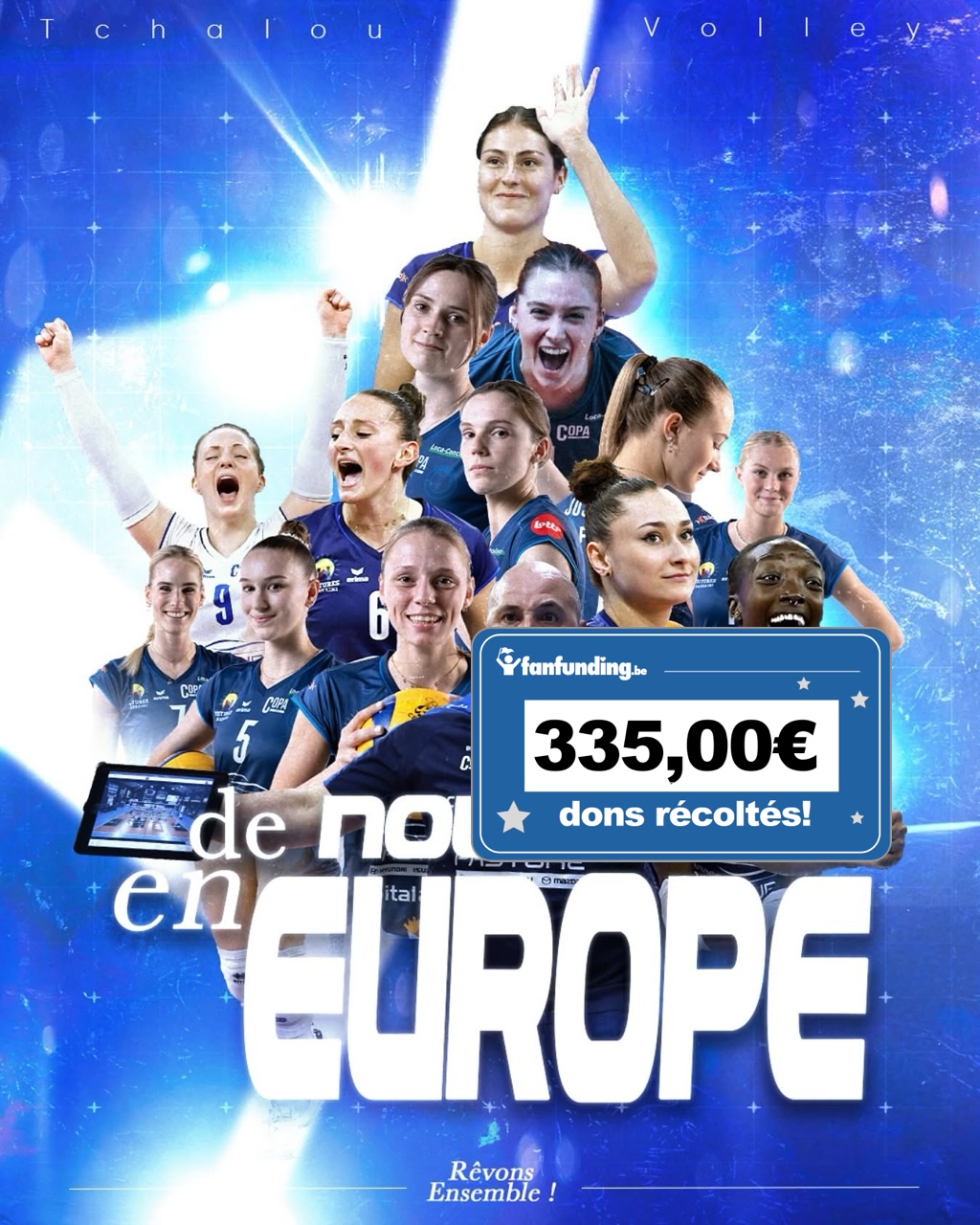 Tchalou vers l’Europe : Rêvons ensemble la qualification historique !